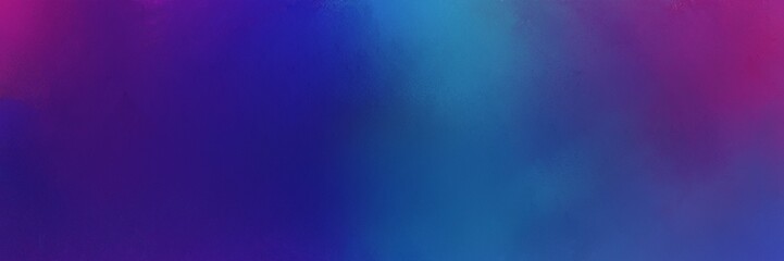 abstract painting background texture with dark slate blue, purple and teal blue colors and space for text or image. can be used as header or banner