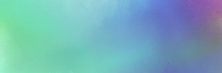 abstract painting background graphic with medium aqua marine, slate gray and light slate gray colors and space for text or image. can be used as header or banner