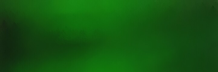 green, very dark green and medium sea green colored vintage abstract painted background with space for text or image. can be used as header or banner