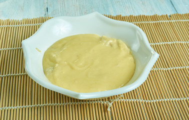 Queso fundido con pollo