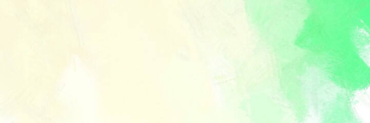 abstract painting background graphic with beige, light green and light yellow colors and space for text or image. can be used as header or banner