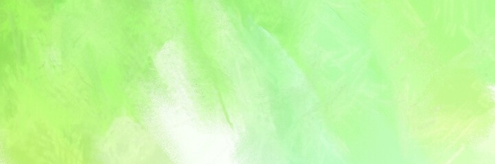 vintage abstract painted background with pale green, honeydew and light green colors and space for text or image. can be used as header or banner