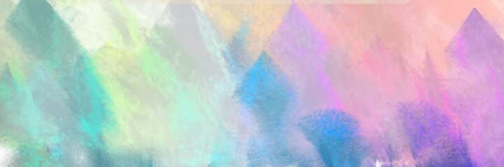 pastel gray, thistle and medium aqua marine colored vintage abstract painted background with space for text or image. can be used as header or banner