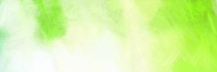 abstract painting background graphic with beige, green yellow and pale green colors and space for text or image. can be used as header or banner