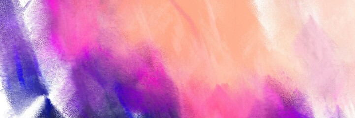 baby pink, dark slate blue and light pink colored vintage abstract painted background with space for text or image. can be used as header or banner