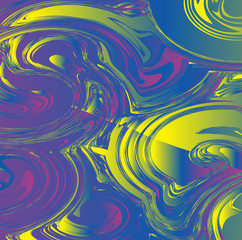 Abstract Petrol Swirl Background