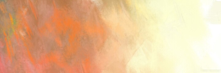 dark salmon, corn silk and wheat color background with space for text or image. vintage texture, distressed old textured painted design. can be used as header or banner