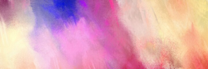 old color brushed vintage texture with baby pink, slate blue and pale violet red colors. distressed old textured background with space for text or image. can be used as header or banner