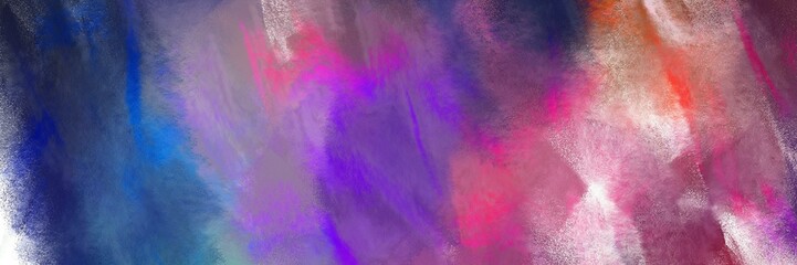 antique fuchsia, midnight blue and pastel pink color background with space for text or image. vintage texture, distressed old textured painted design. can be used as header or banner