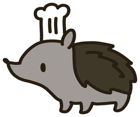 ハリネズミのコックさん3