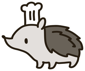 ハリネズミのコックさん2