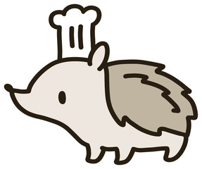 ハリネズミのコックさん1