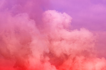 Color smoke pattern image,Pink smoke like clouds background,Smoke caused by explosions.