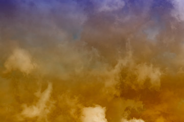 Various color smoke background,Various smoke like clouds.