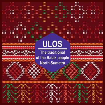 Batik Ulos Traditional Batak North Sumatra