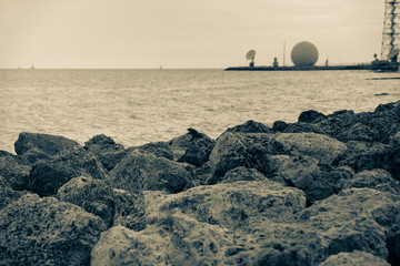 Rocks on Key West in the back Battery 231
