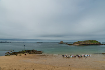 Petit B&eacute; and Grand B&eacute; in St. Malo, Brittany, France