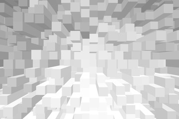 abstract background made from blocks grey and white