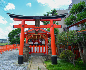 Small Shinto Shrine at countryside