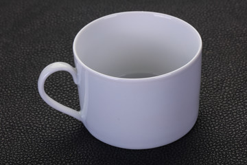 Empty ceramic cup