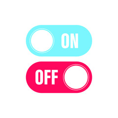 Switch On and Off icon. Vector illustration