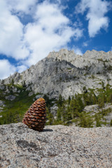 Eagle Falls Trailhead near Tahoe Lake in California, USA