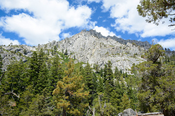 Eagle Falls Trailhead near Tahoe Lake in California, USA