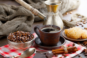 Black coffeeblack, brown, background, drink, cup, coffee, food, old, table, white, hot, traditional, breakfast, beverage, aroma, espresso, caffeine, mug, cafe, dark, text on an old background in a cup