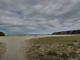 Peñarronda beach in Asturias. Spain