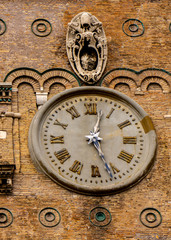 Fototapeta na wymiar Detail of the historical Basilica Papale di Santa Maria Maggiore in Rome, Italy