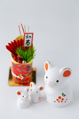 ねずみ年の年賀素材