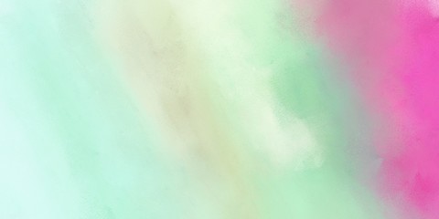 painting vintage background illustration with tea green, hot pink and pastel purple colors and space for text or image. can be used as header or banner