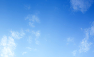 blue sky with beautiful natural white clouds