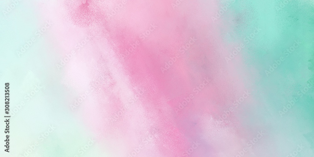 Aufkleber abstract painting background graphic with thistle, medium aqua marine and pastel blue colors and spa
