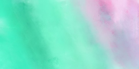 elegant painted vintage background illustration with aqua marine, thistle and medium turquoise colors and space for text or image. can be used as header or banner