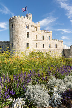 Le Ch&acirc;teau d'Hardelot en son jardin &agrave; Condette - Pas-de-Calais
