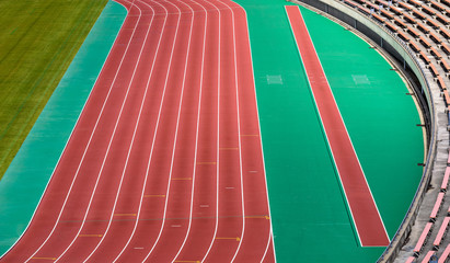 陸上競技場　トラック