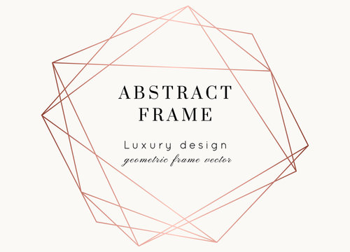 WEDDING Invitations Rose Gold Vector