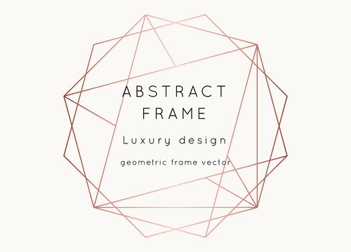 WEDDING Invitations Rose Gold Vector