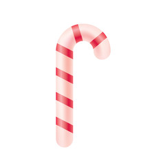 Fototapeta na wymiar Christmas candy from Santa. Sweet treat as a gift and for decoration of any design. Realistic isolated illustration. Vector.