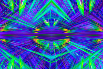 Colorful light beams background