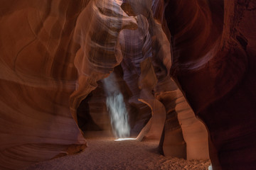 Red rocks in Antelope canyons, Arizona  © Fei