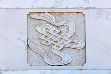 Ancient Chinese stone carving works