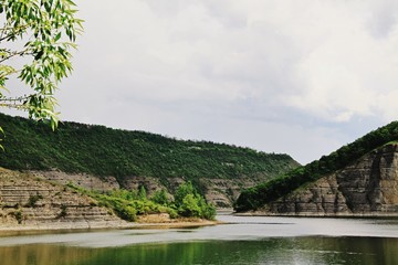 Fototapeta premium Beautiful landscapes of Ukraine, background or wallpaper