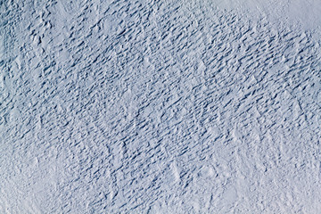 Footsteps on the snow-white tall mighty mountains Elbrus, ski resort, the Republic of Kabardino-Balkaria, Russia