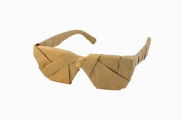 Glasses gift packed in brown paper. Mystery glasses. Two versions available, one with background,...