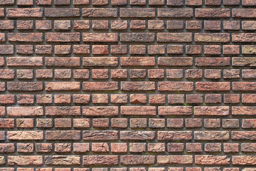 Red brick wall for background or texture. Old red brick wall texture background   