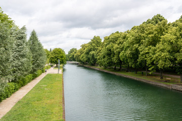 Le Canal de la De&ucirc;le &agrave; Lille (Nord)
