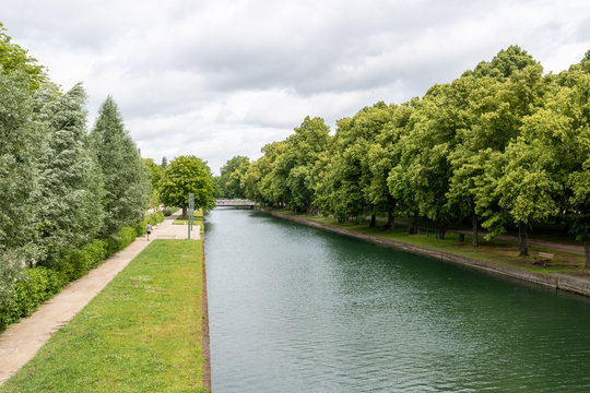 Le Canal de la De&ucirc;le &agrave; Lille (Nord)