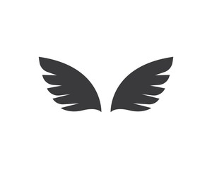 wings logo symbol icon vector illustration